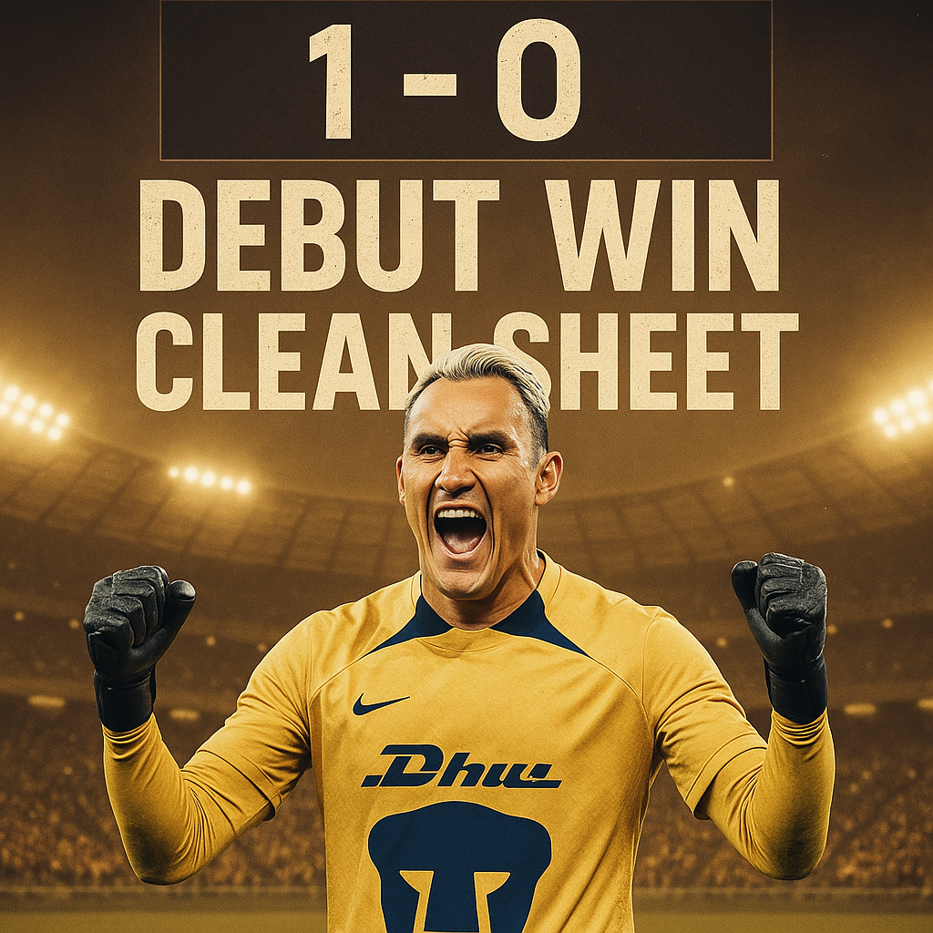 Keylor Navas brilliant debut at Pumas