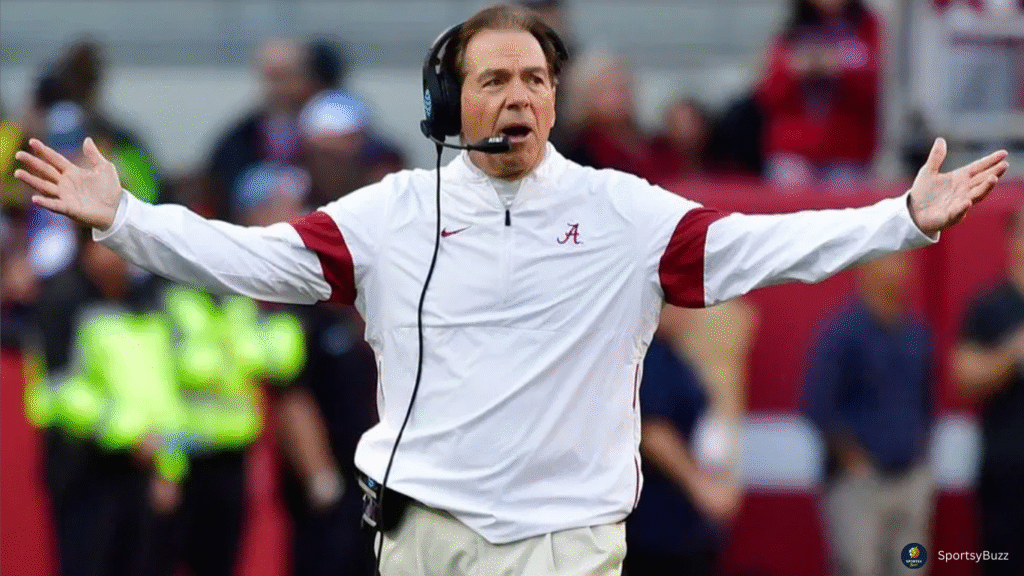 Alabama Football Coach Kalen DeBoer.