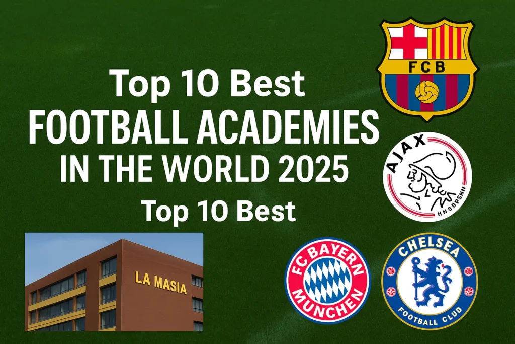 top 10  best football academies in the world
