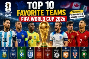Top 10 Favorite Teams FIFA World Cup 2026